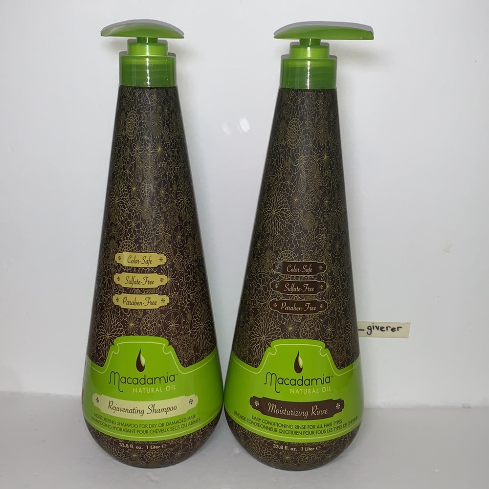 Macadamia Shampoo & Conditioner Liters W Pumps